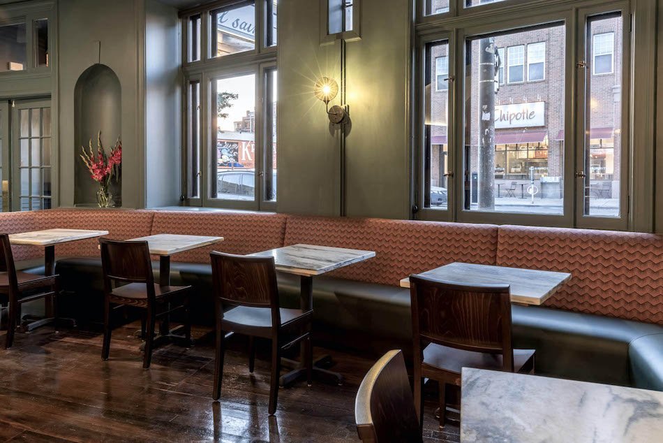 All Saints Restaurant bar in Minneapolis, United States