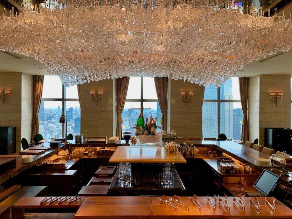 Shangri-La Tokyo bar in Tokyo, Japan