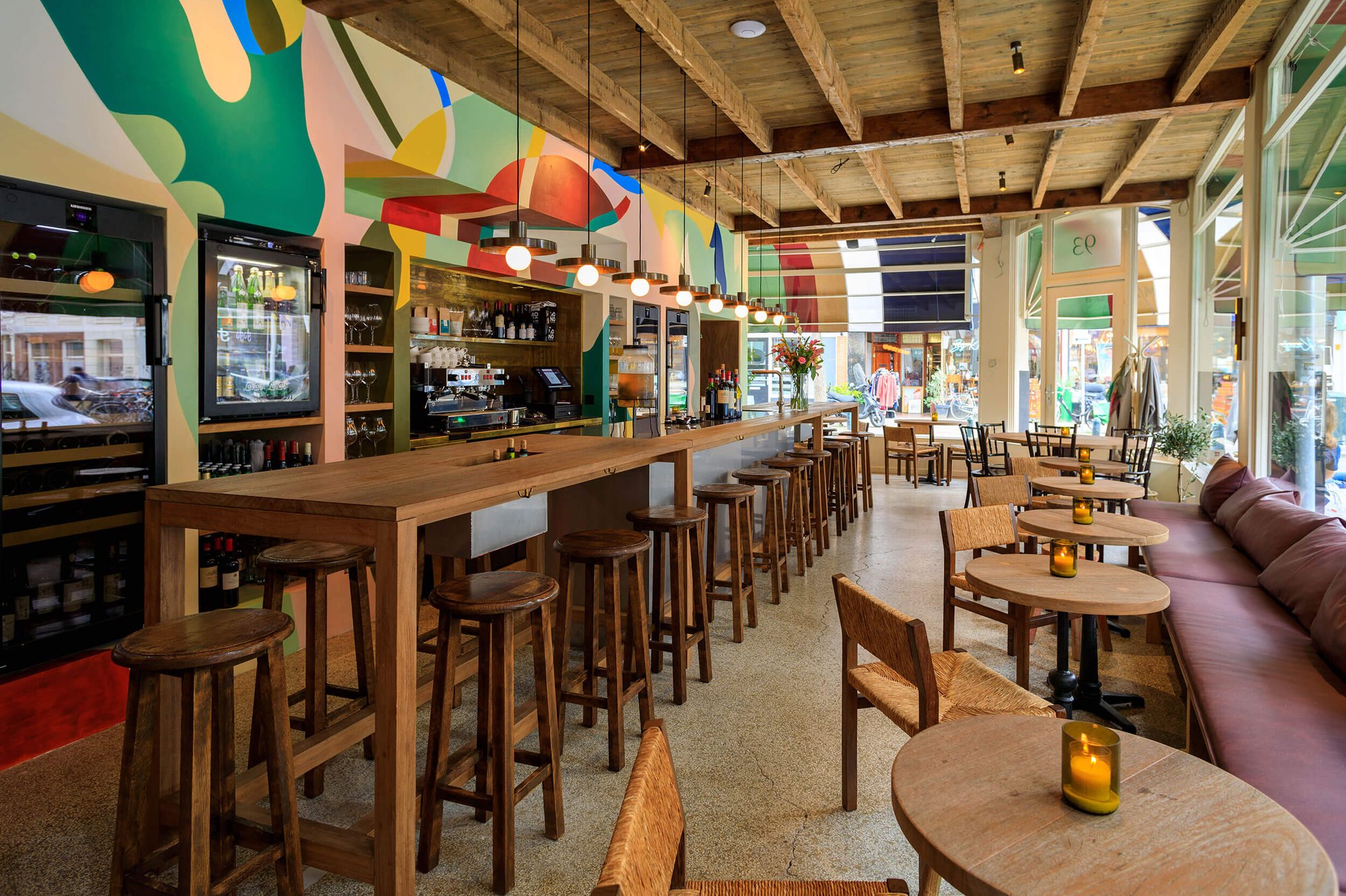 Marius Wijncafé bar in The Hague, Netherlands