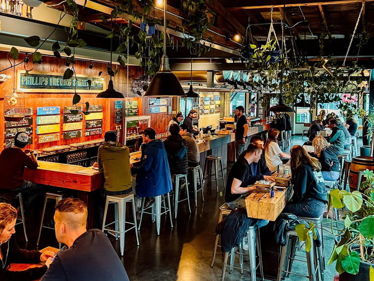Phillips Brewing & Malting Beer Shop, Victoria, Canada
