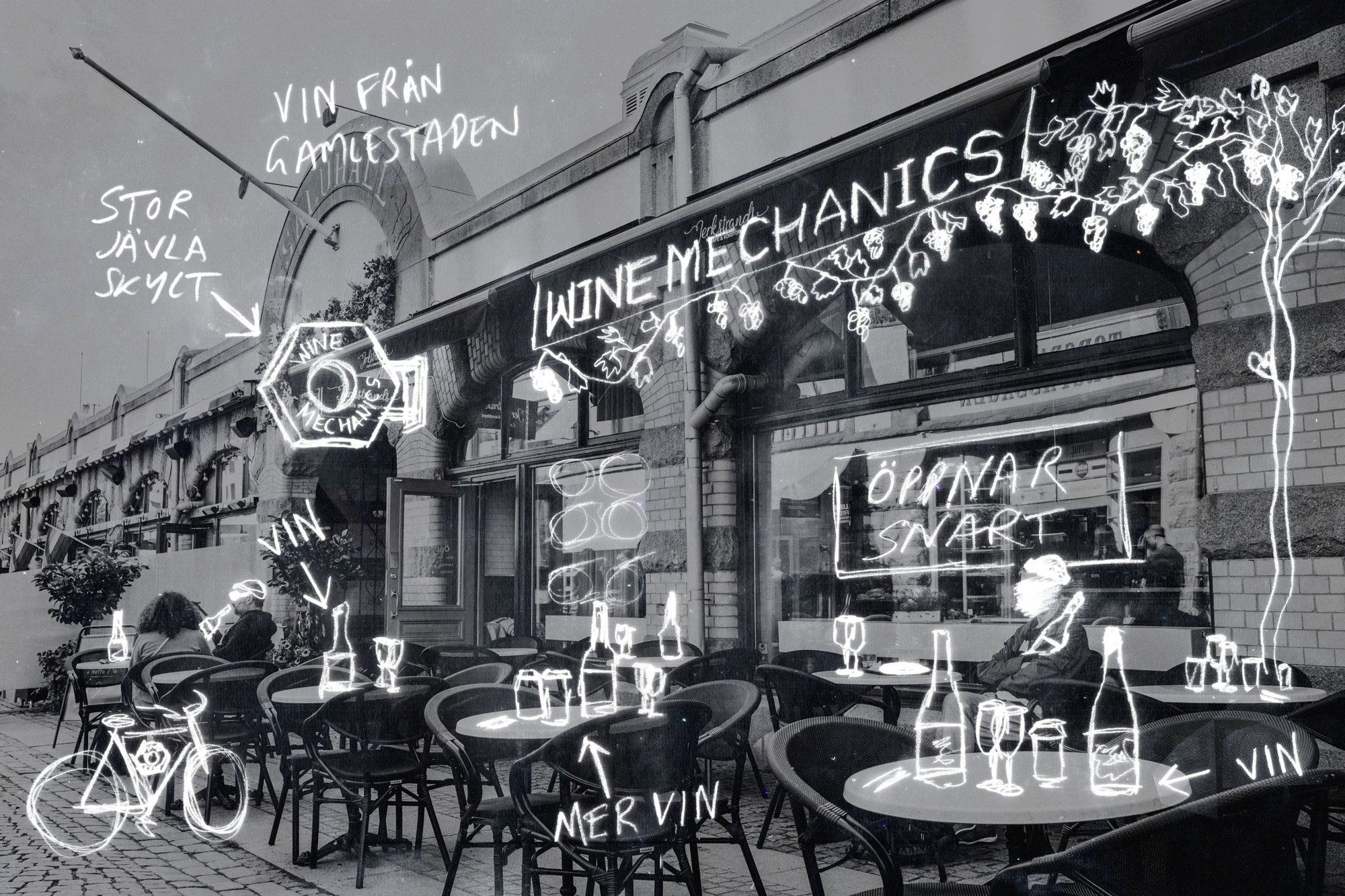 Wine Mechanics Saluhallen, Bar in Gothenburg