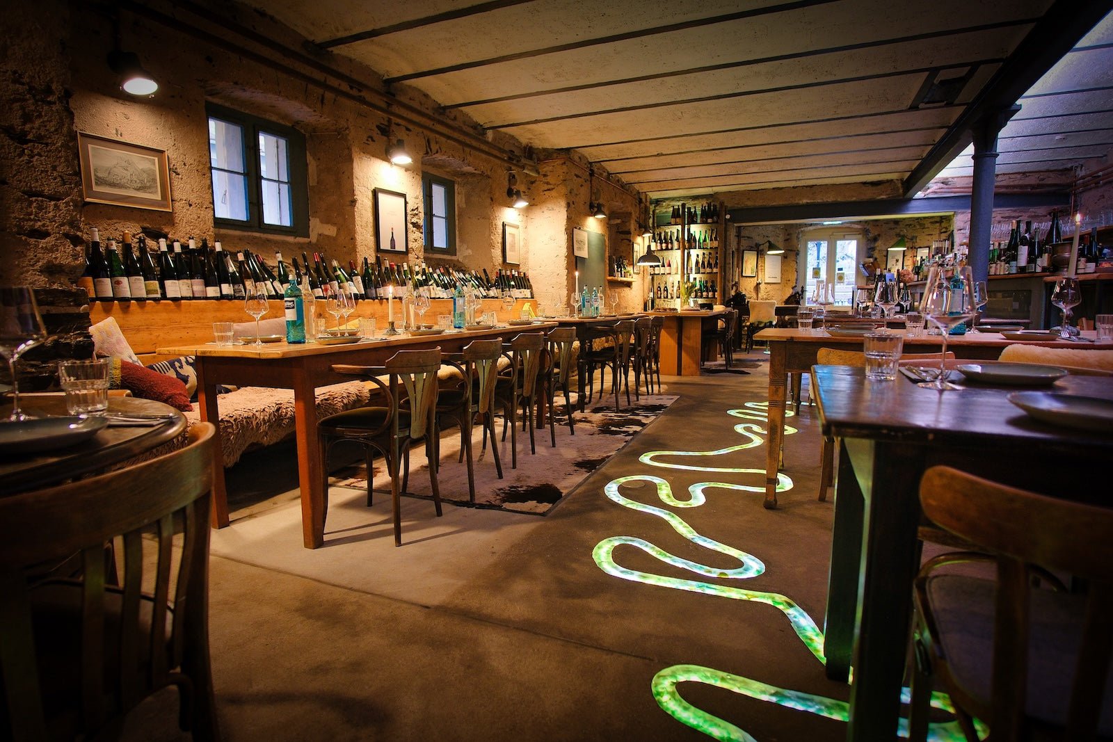 Die Mosel bar in Traben-Trarbach, Germany