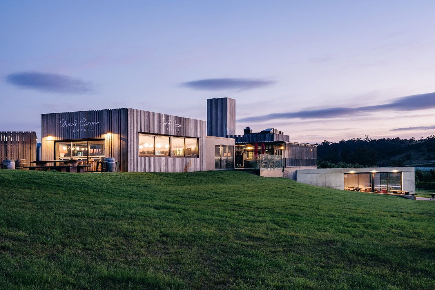 Devil's Corner Cellar Door bar in Dolphin Sands, Australia