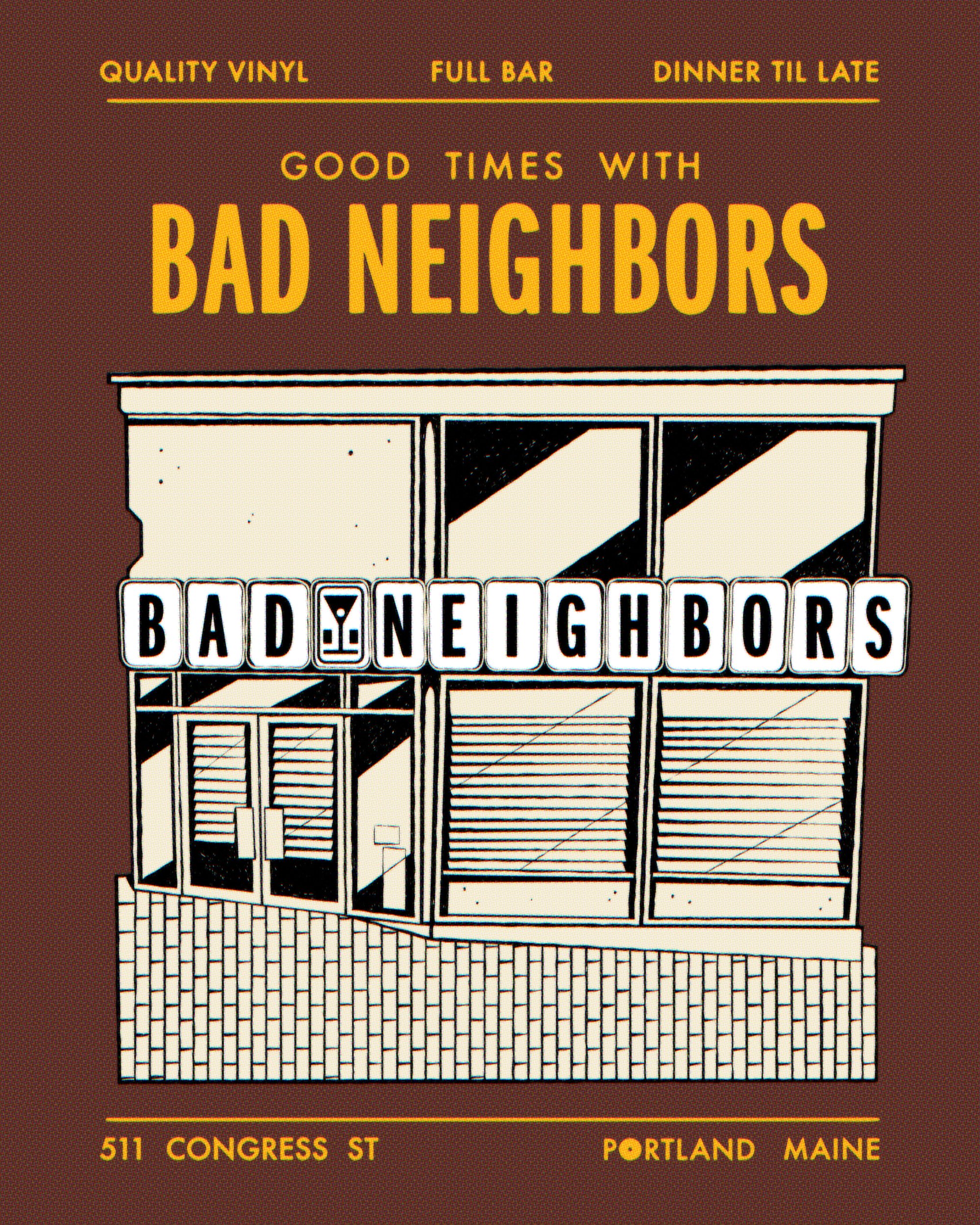 Bad Neighbors bar in Portland