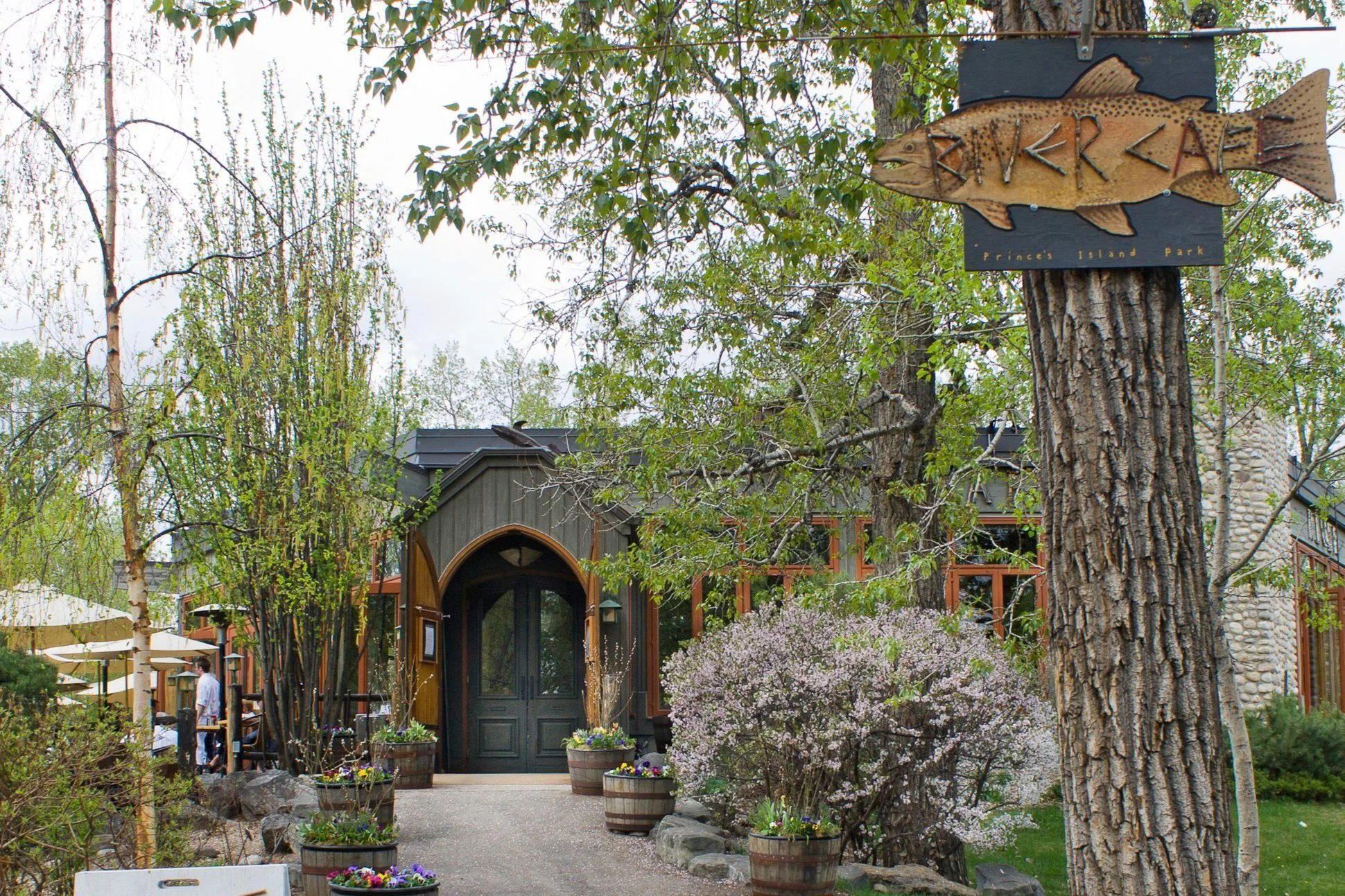 River Café bar in Calgary, Canada