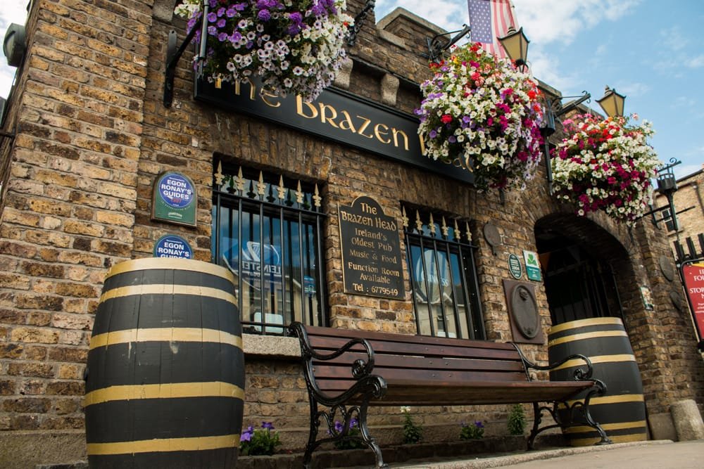 The Brazen Head bar in Dublin, Ireland
