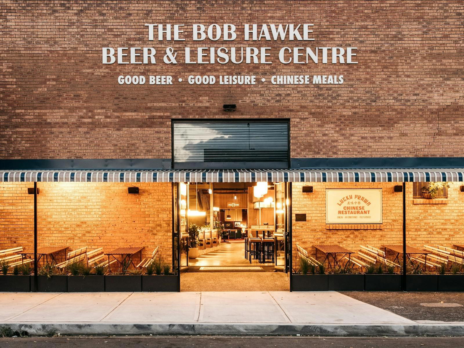 The Bob Hawke Beer & Leisure Centre bar in Marrickville