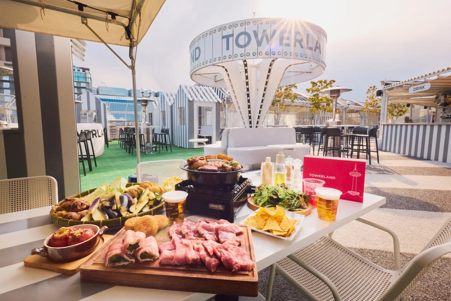 タワーランド ROOFTOP BAR & BBQ(京都タワービル屋上)