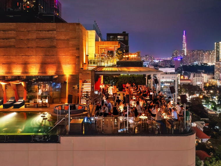 Social Club Rooftop Bar, Ho Chi Minh City, Vietnam