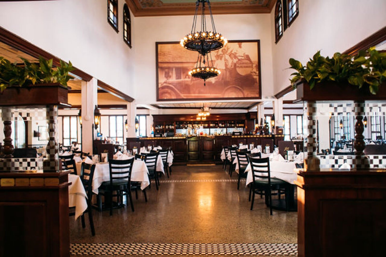 Joe's Stone Crab bar in Miami Beach, United States