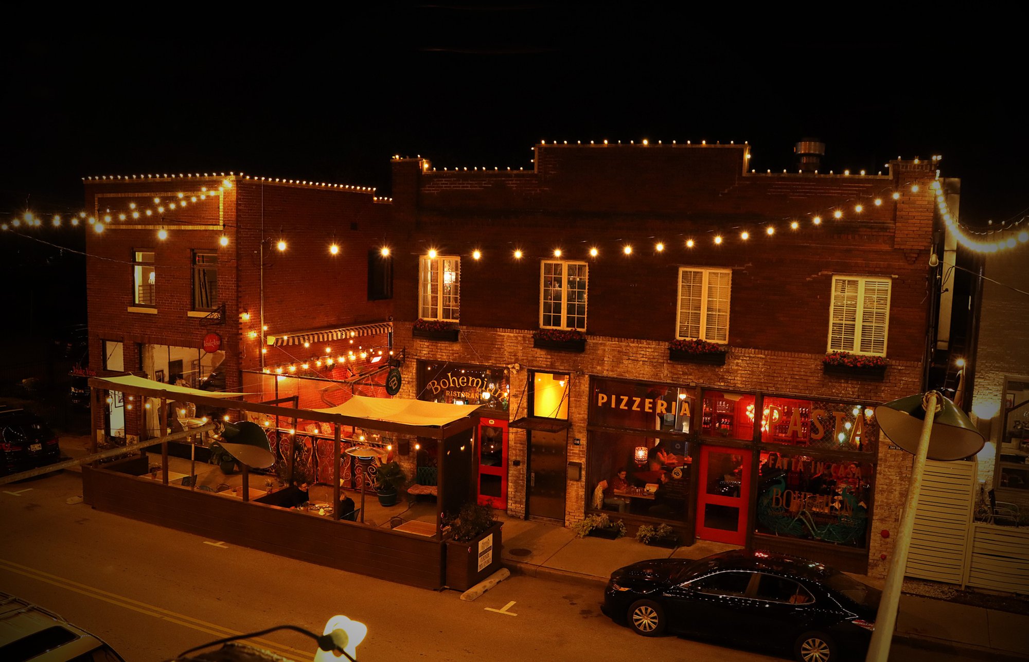 East Village Bohemian Pizzeria bar in Tulsa, United States