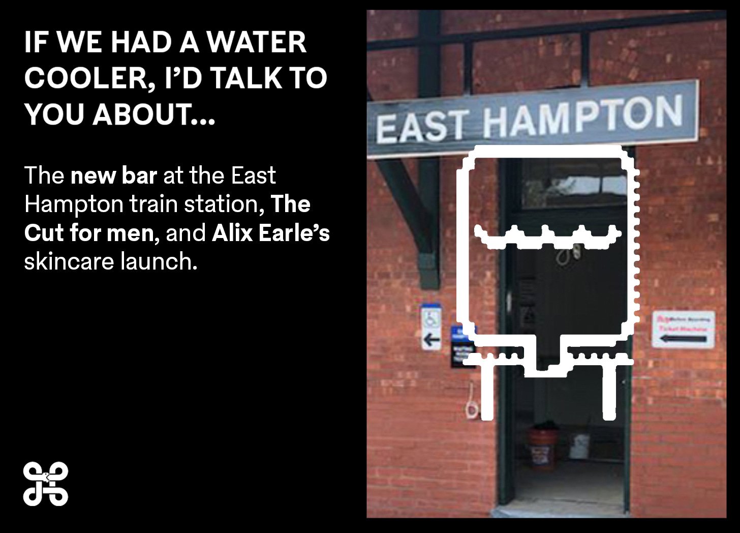 Bar at East Hampton train station