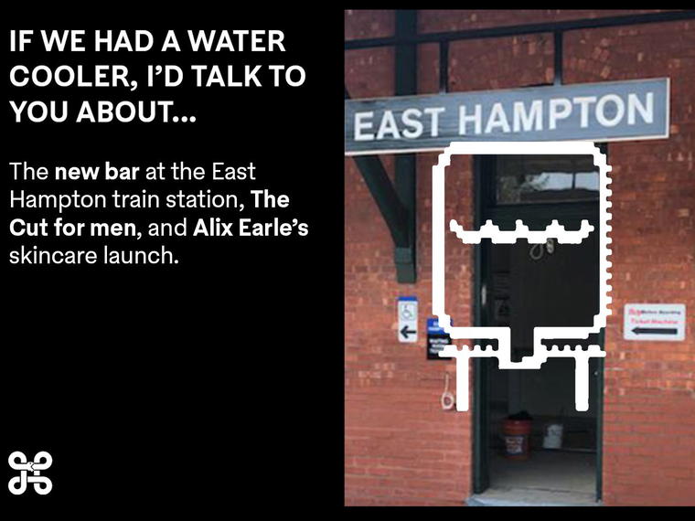 Bar at East Hampton train station, East Hampton, United States