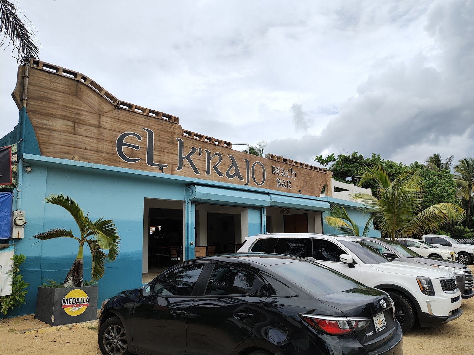 Campamento Piñones bar in Loiza, Puerto Rico