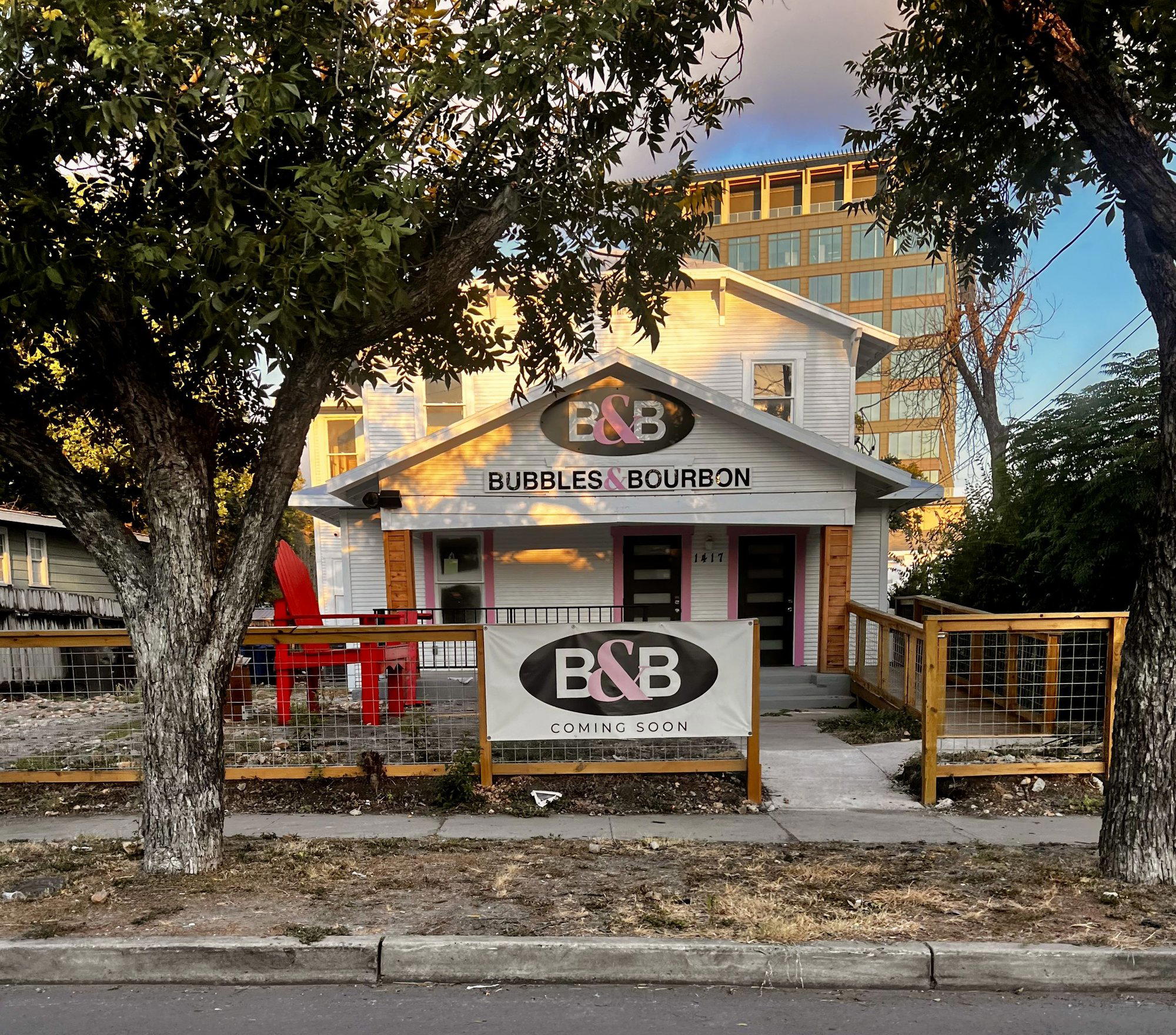 Bubbles & Bourbon bar in San Antonio