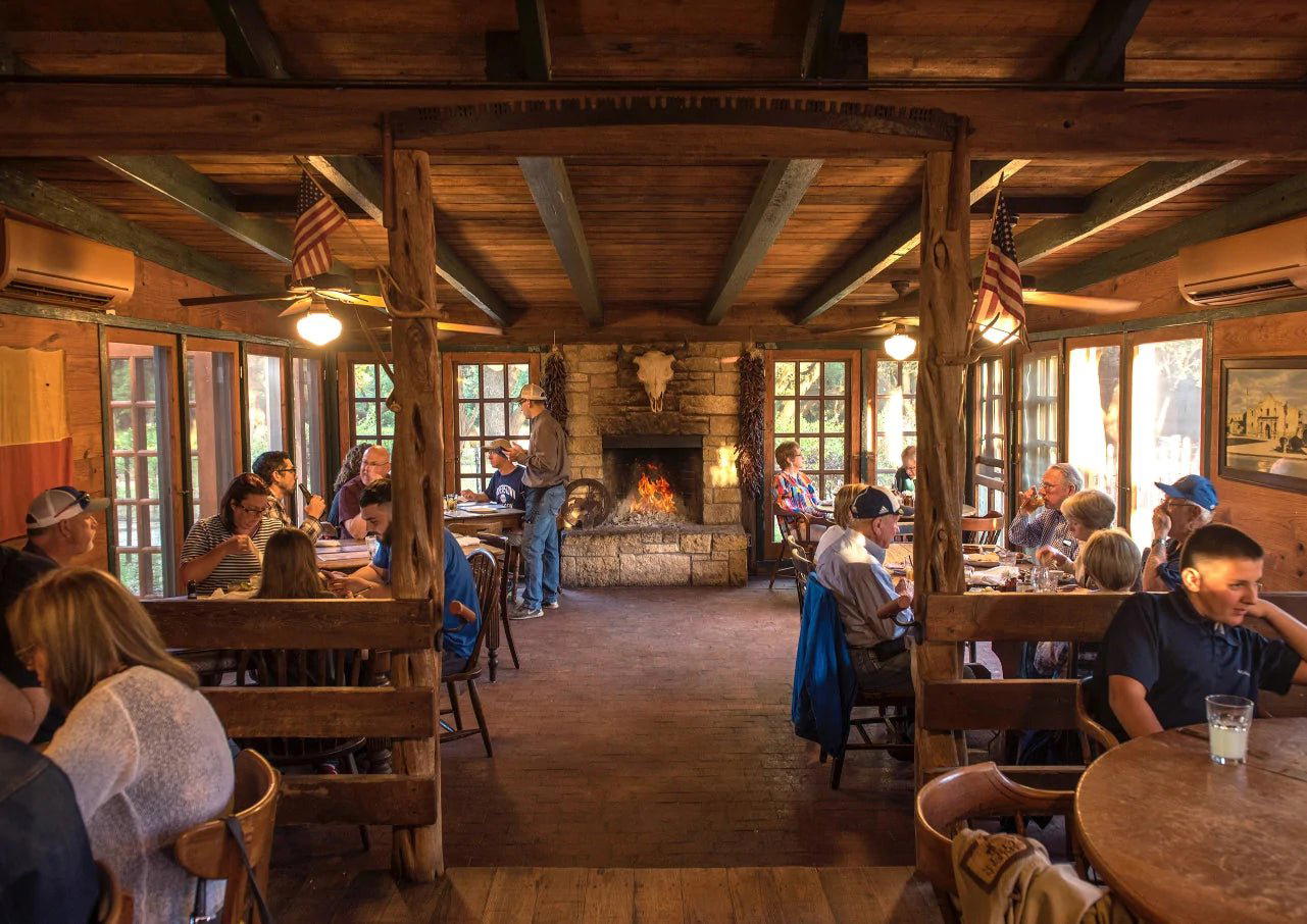 Perini Ranch Steakhouse bar in Buffalo Gap, United States