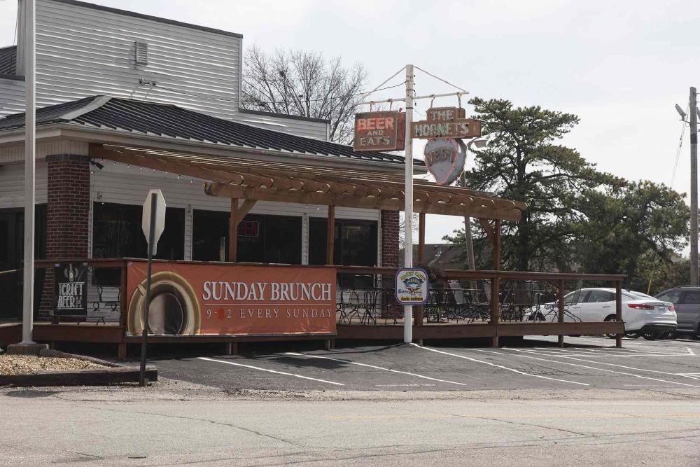 The Hornet's Nest Steakhouse bar in Scott, United States