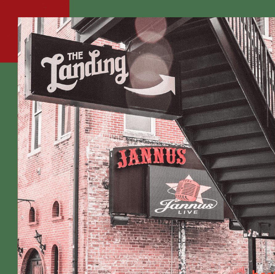 The Landing bar in St Petersburg