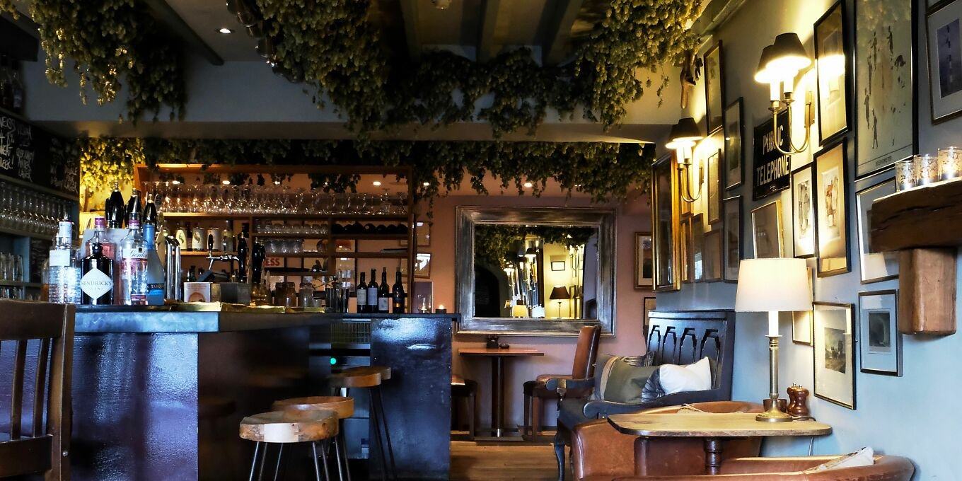 The Drunken Duck Inn bar in Ambleside, United Kingdom