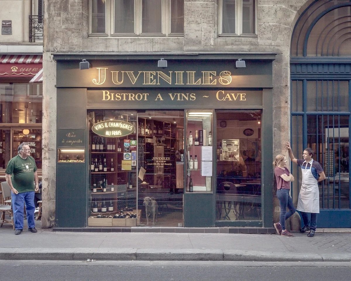 Juveniles bar in Paris, France