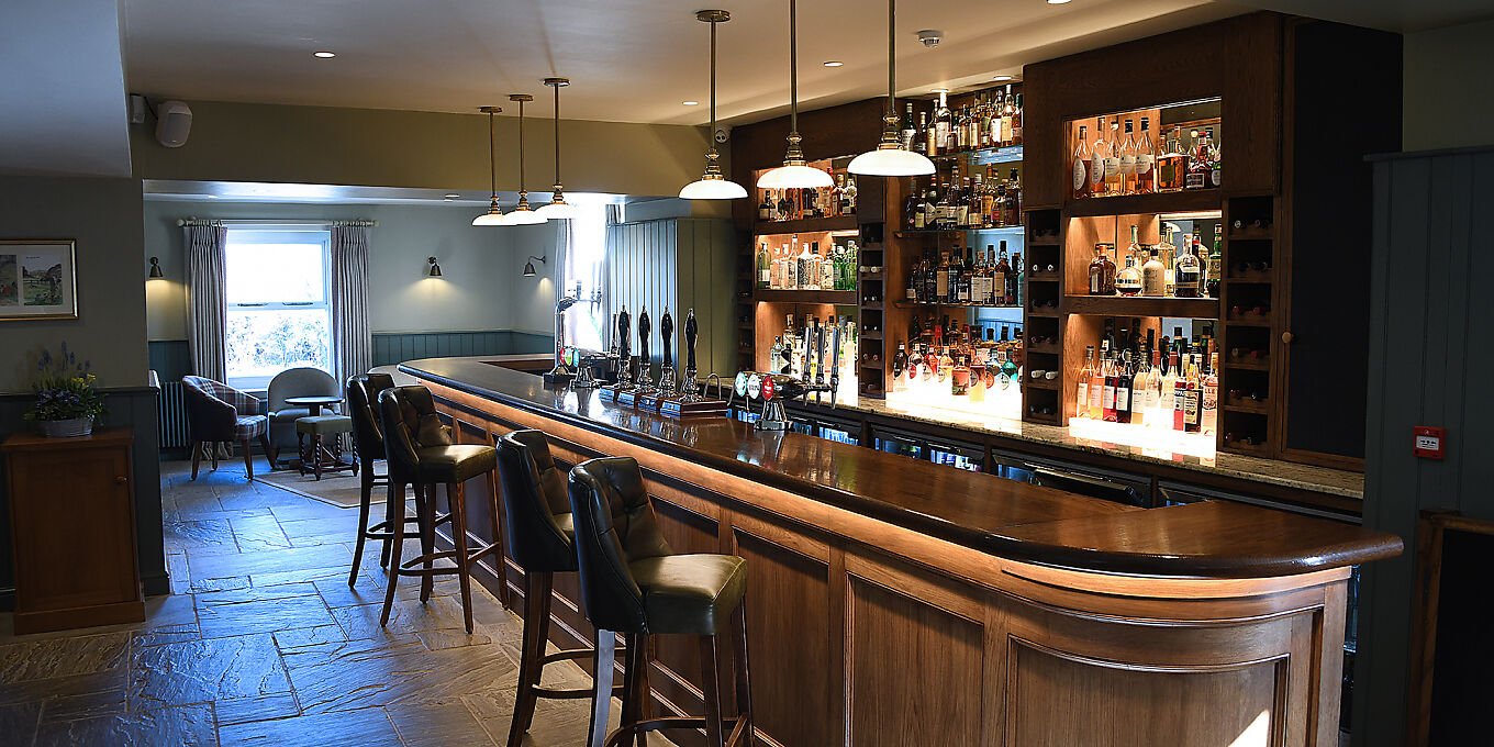 The Three Fishes, Bar in Mitton