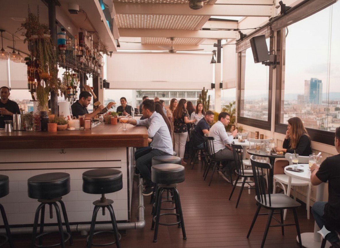 Apache Rooftop Bar, Bar in Bogotá