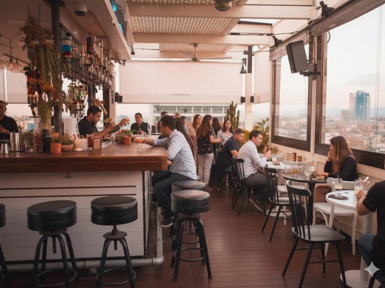 Apache Rooftop Bar, Bogotá, Colombia