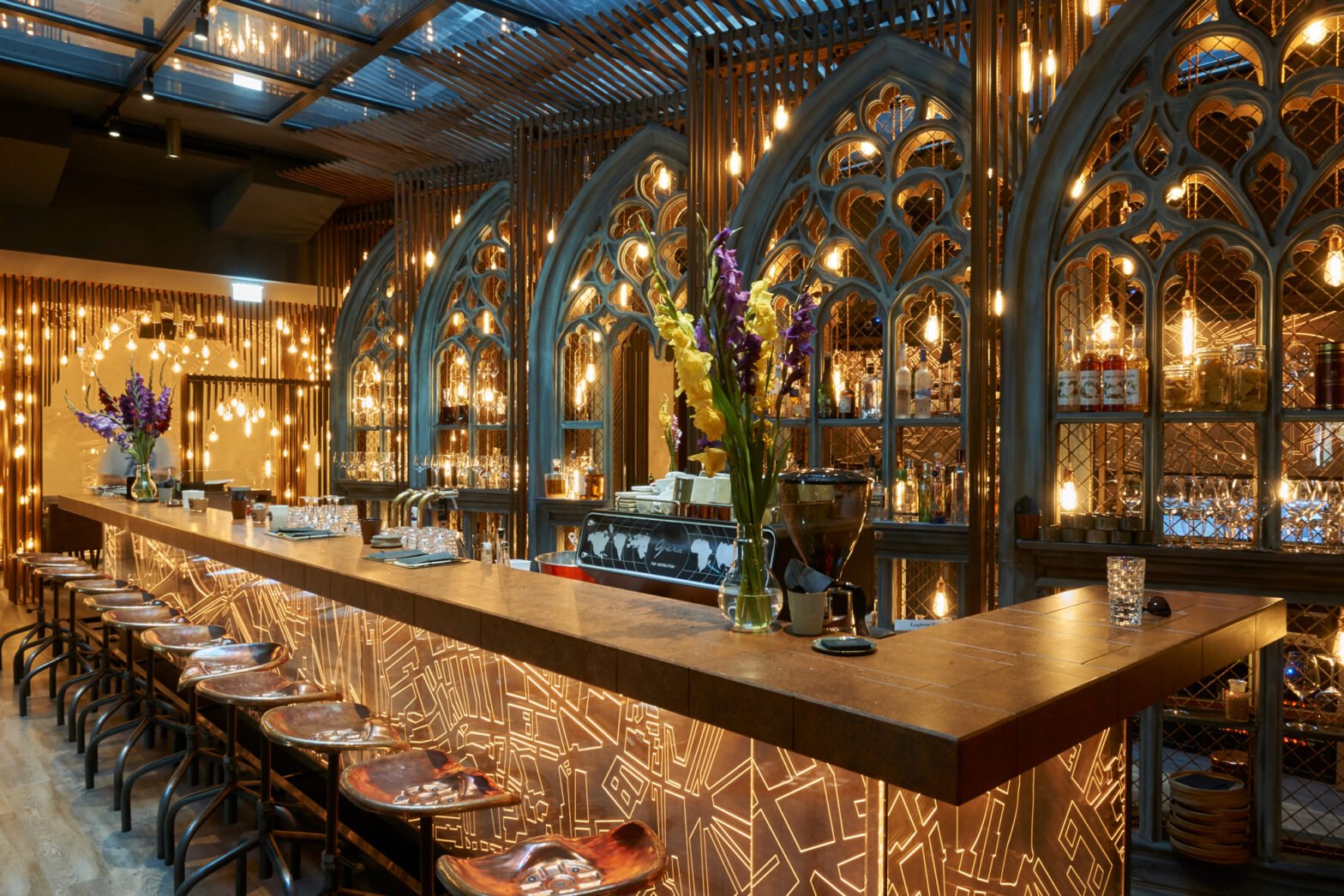 Blue Mustard bar in Vienna, Austria