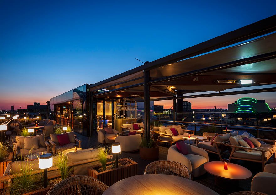 The Rooftop Bar at The Marker, Bar in Dublin