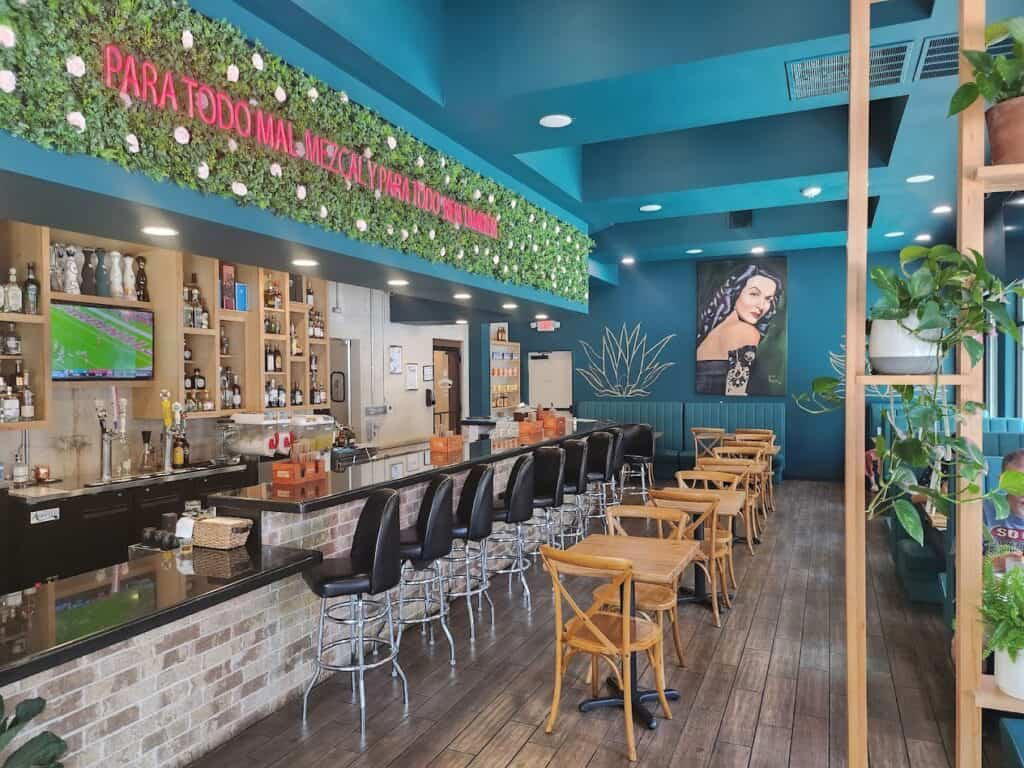 Maria Mezcaleria bar in Waco