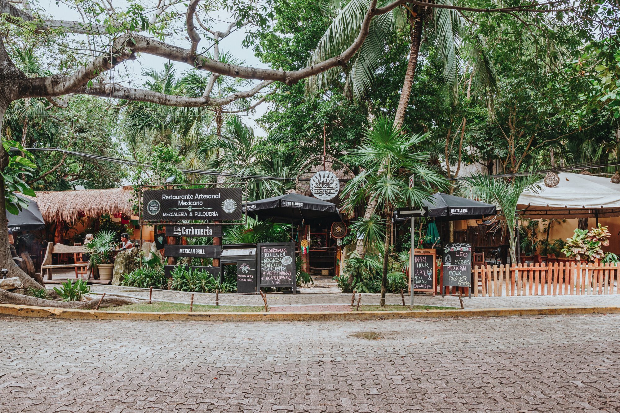 La Perla Pixan Cuisine & La Carboneria bar in Playa Del Carmen, Mexico