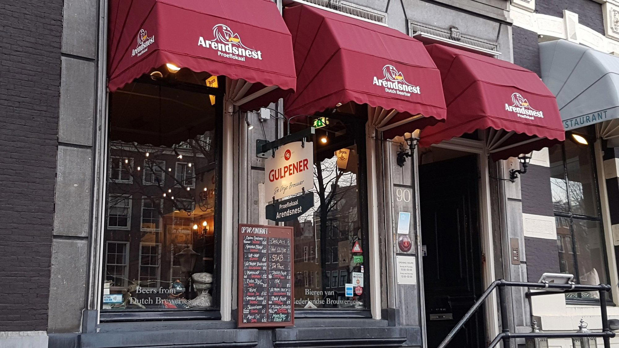Proeflokaal Arendsnest bar in Amsterdam, Netherlands