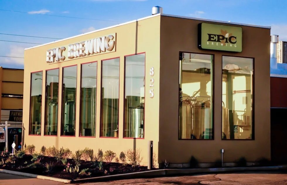 Epic Brewing Company bar in Salt Lake City