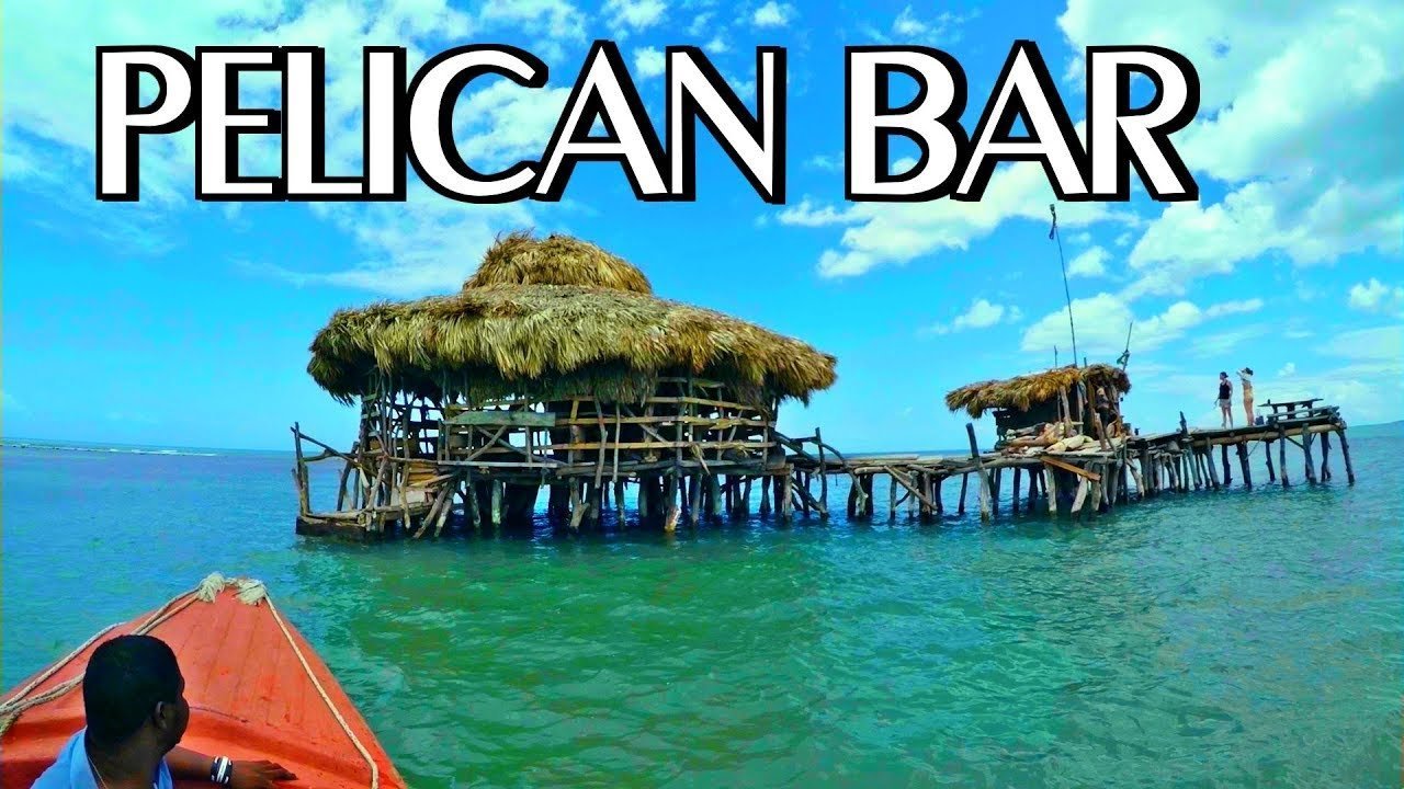 Floyd's Pelican Bar bar in Black River, Jamaica