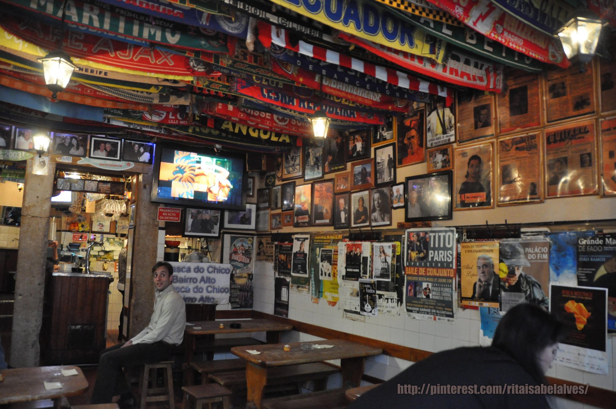 A Tasca do Chico bar in Lisbon, Portugal