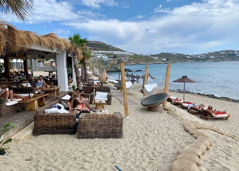 Mykonos Beach Club bar in Antalya