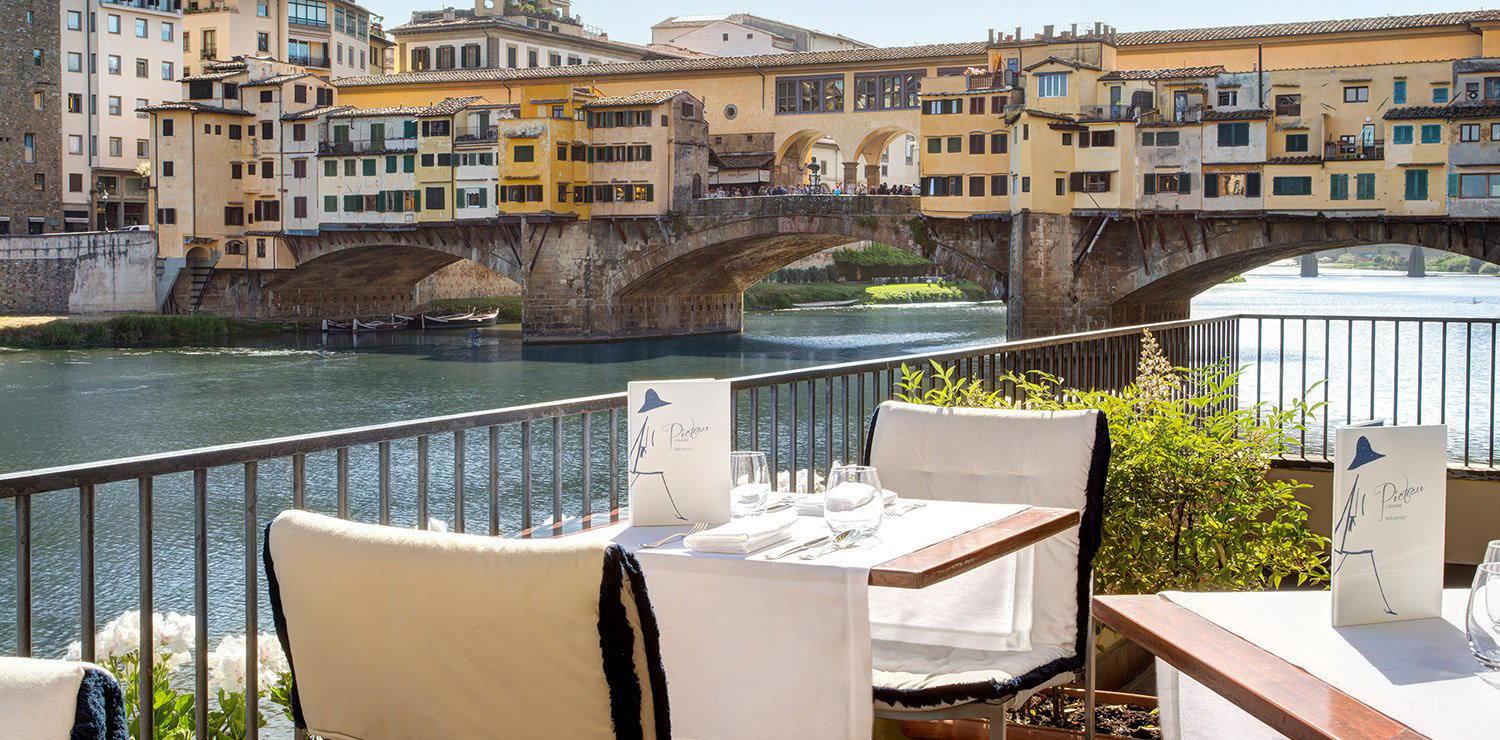 Hotel Lungarno bar in Florence, Italy