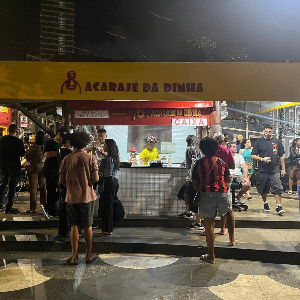 Acarajé da Dinha bar in Salvador, Brazil