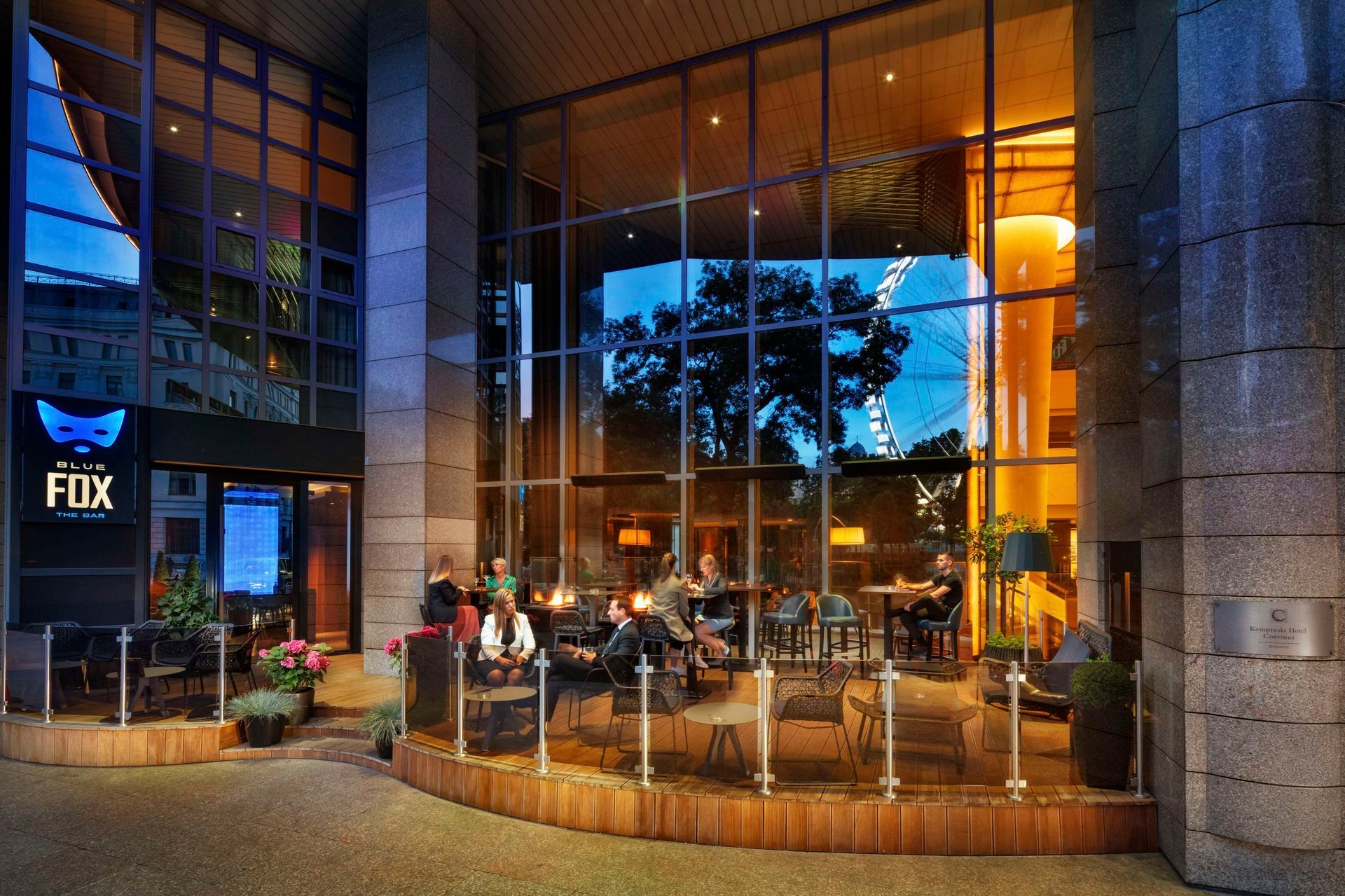 Kempinski Hotel Corvinus Budapest bar in Budapest