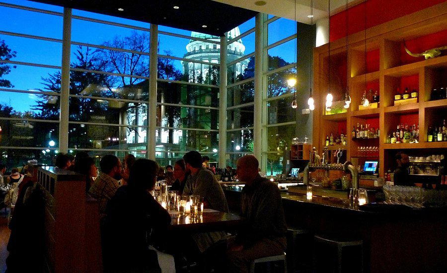 Graze Restaurant bar in Madison