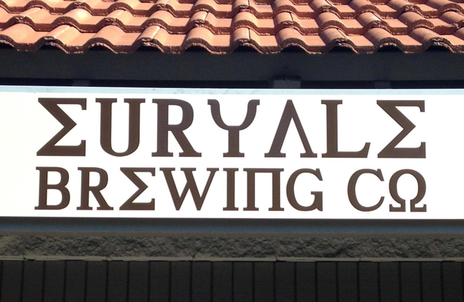Euryale Brewing Company bar in Riverside