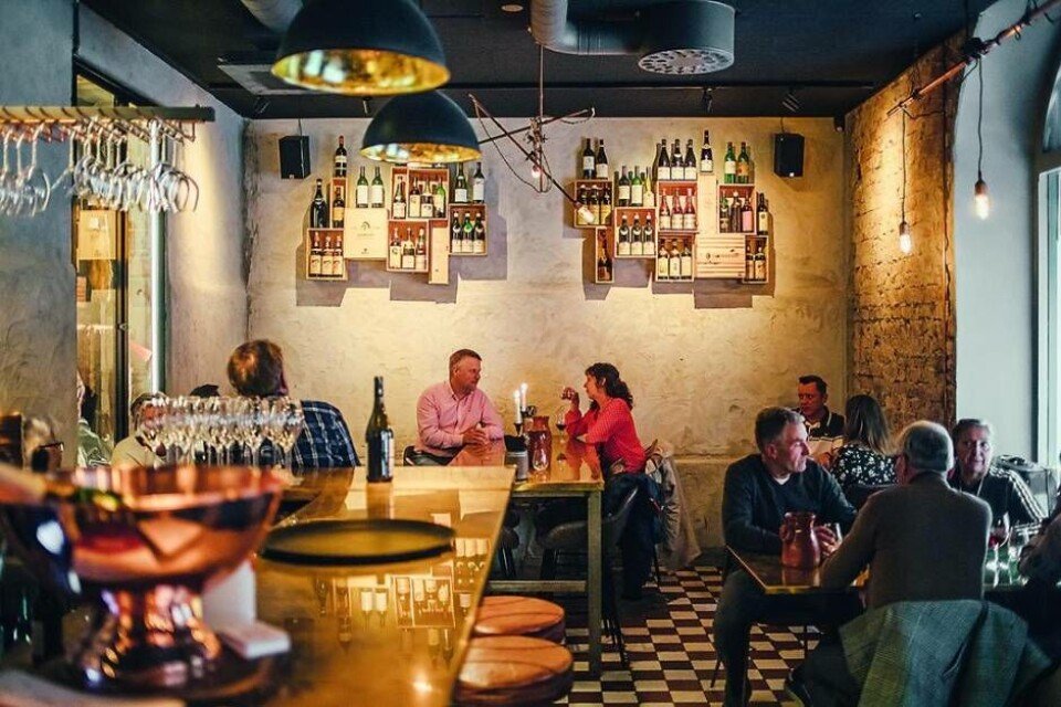 Bistro Vinoteket bar in Västerås, Sweden