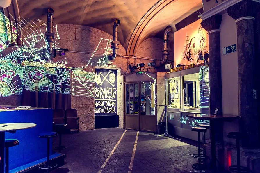 Alte Donau bar in Vienna, Austria
