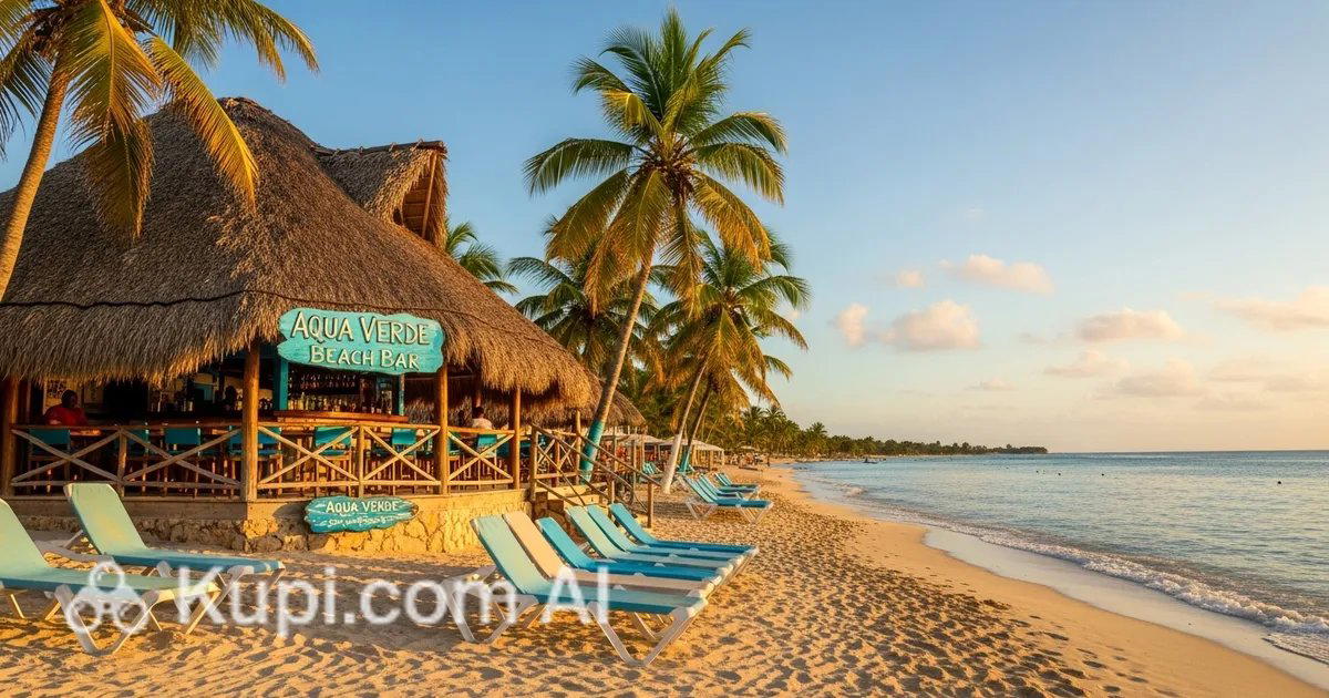 Aqua verde Bourbon Beach Jamaica, Negril, Jamaica