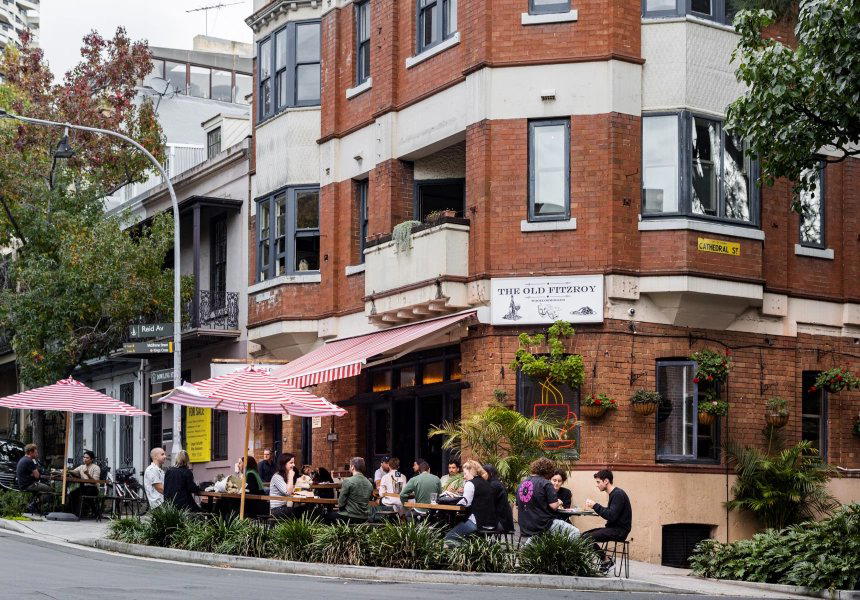The Old Fitzroy Hotel bar in Woolloomooloo, Australia