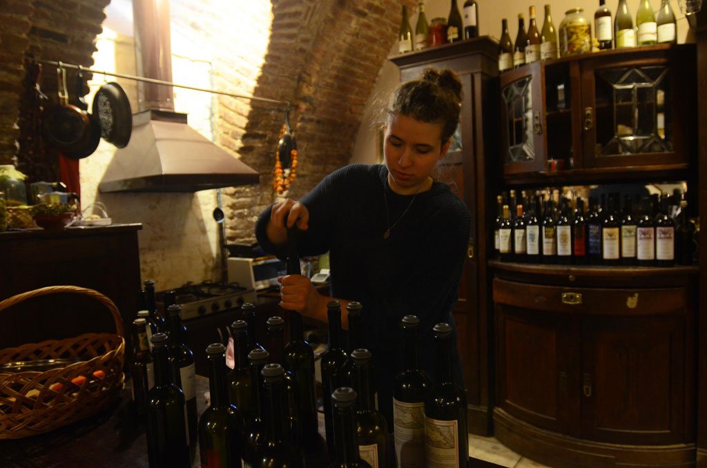 Vino Underground bar in Tbilisi, Georgia
