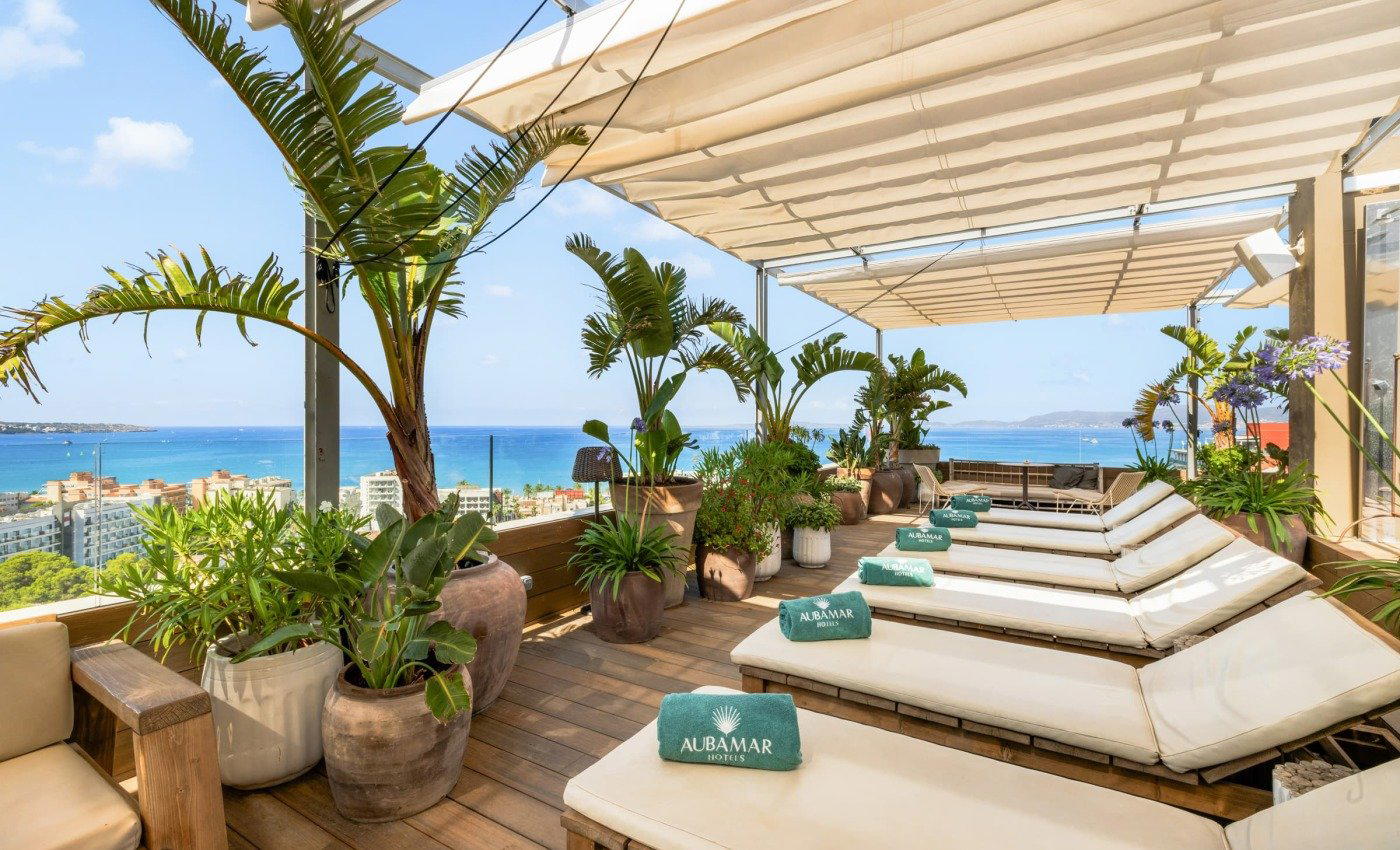 Aubamar Rooftop bar in Palma de Mallorca