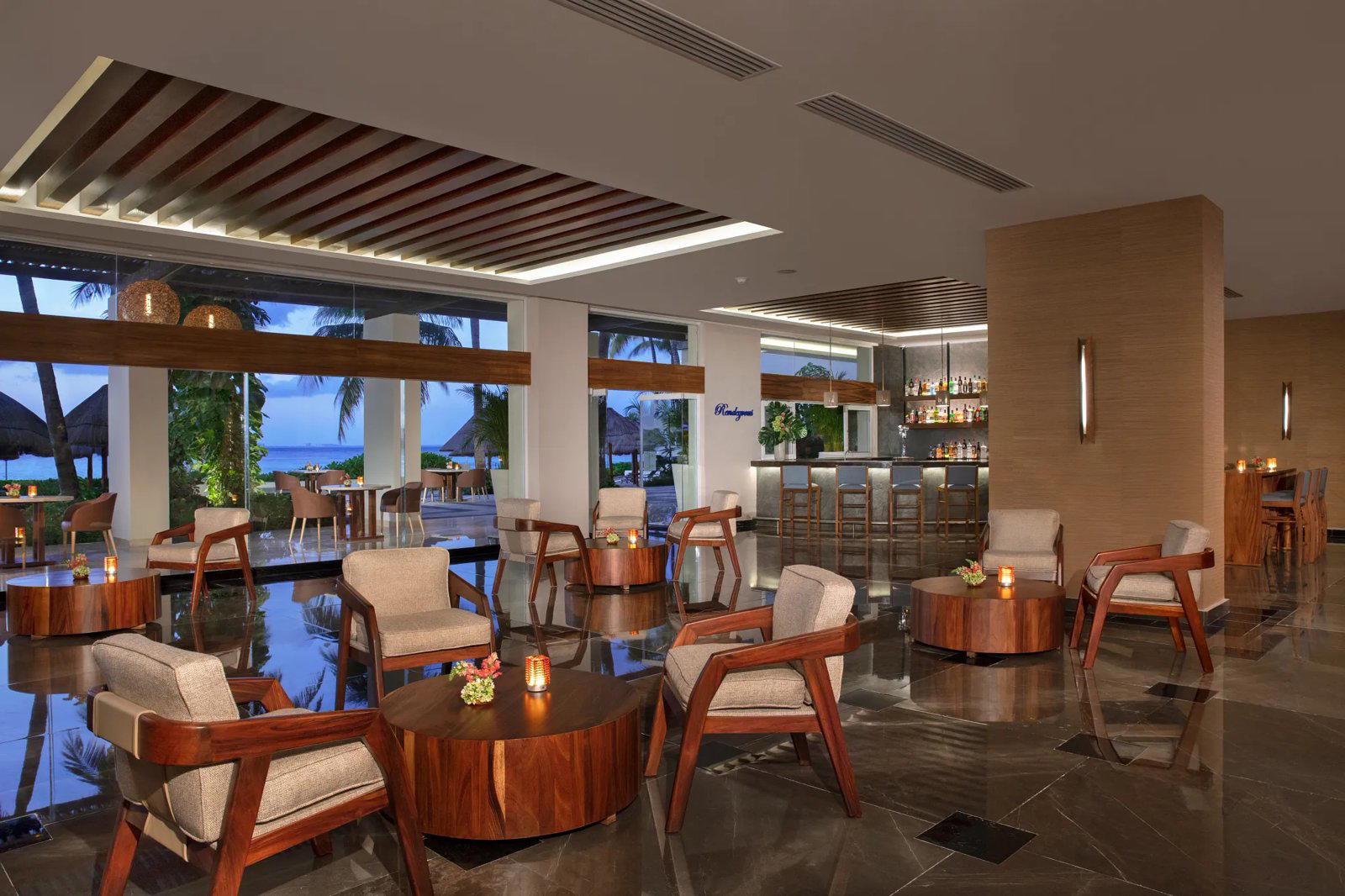 Rendezvous bar in Playa del Carmen, Mexico