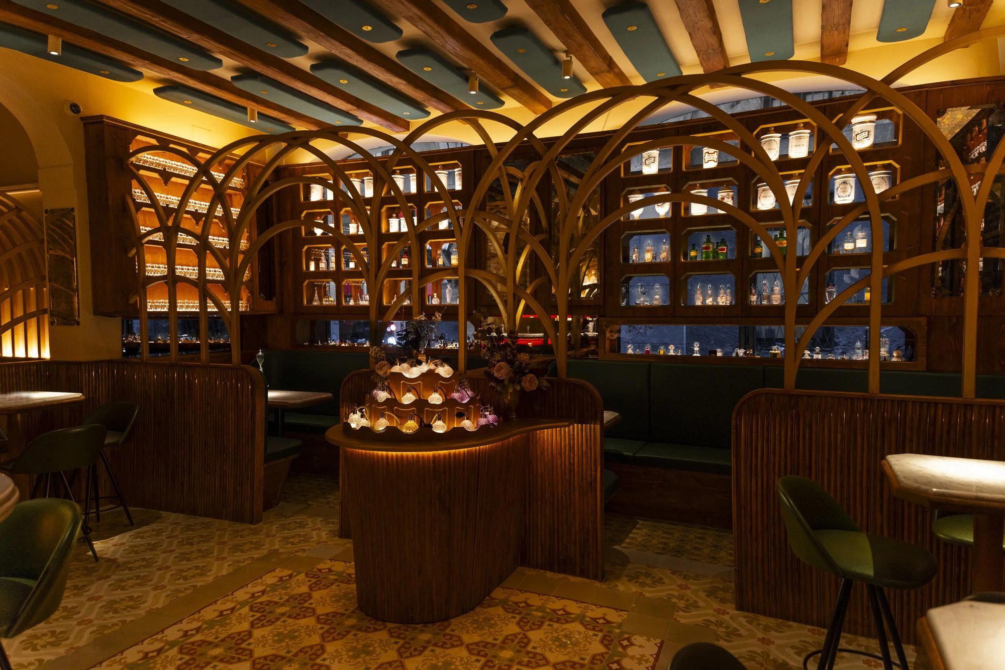Stravinsky's Parfumerie bar in Barcelona, Spain