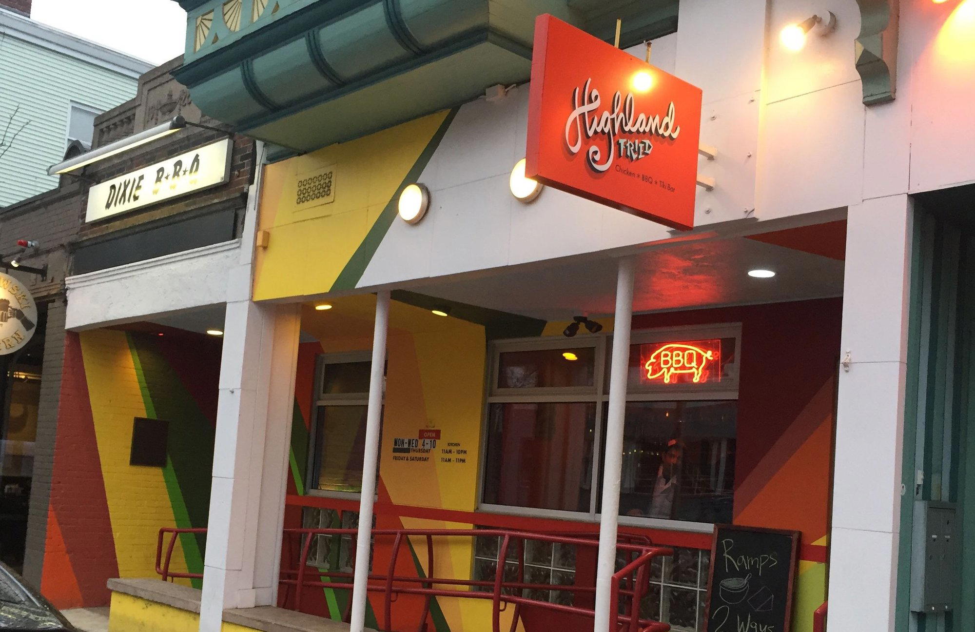 Highland Fried bar in Cambridge, United States